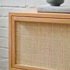Callahan Solid Wood Rattan Nightstand (24&quot;)