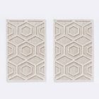 Graphic Wood Hexagon Dimensional Wall Art