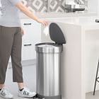 simplehuman Semi-Round Liner Rim Trash Can