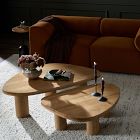 Zaccai Oak Nesting Coffee Table (36"–48")