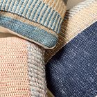 Bold Center Mixed Stripe Pillow Cover