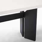 Rockport Outdoor Concrete Aluminum Dining Table (72"), Portside Aluminum Dining Benches &amp; Chairs Set