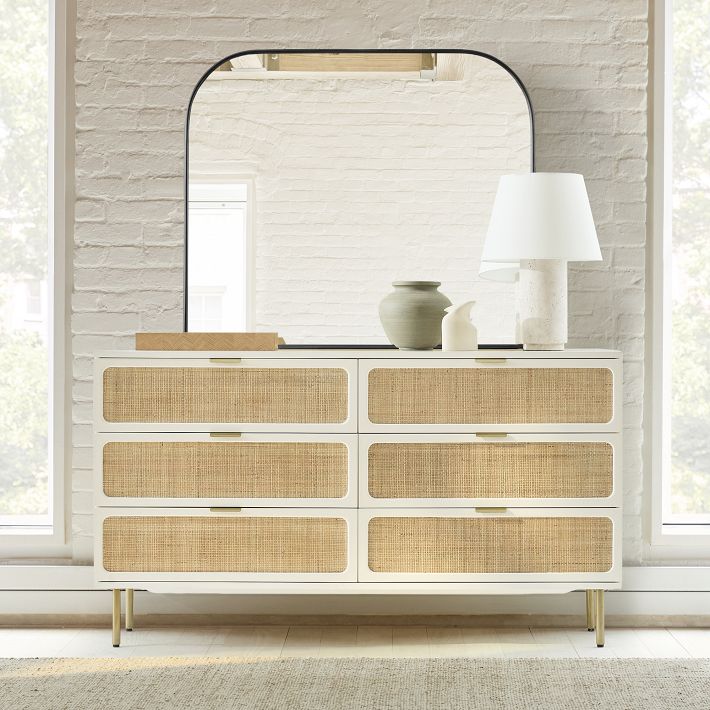 Ida Woven 6-Drawer Dresser (60&quot;)