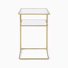 Curved Terrace Storage Nightstand (15.8")