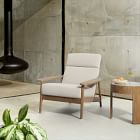 Mid-Century Outdoor High-Back Lounge Chair