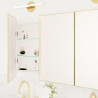 Seamless Triple Medicine Cabinet