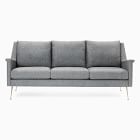 Carlo Mid-Century Sofa - Metal Legs (77.5&quot;)