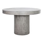 Pedestal Base Concrete Dining Table