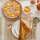 Textured Stoneware Salad Plate Sets