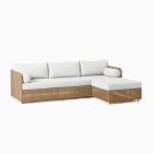 Coastal Outdoor 2-Piece Chaise Sectional (98")