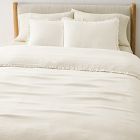 European Flax Linen Ruffle Duvet Cover &amp; Shams