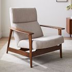 Mid-Century Show Wood High-Back Chair