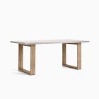 Portside Outdoor Concrete Dining Table (72")