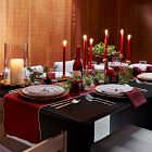 Scandi Wood Block Stoneware Dinner Plate Sets