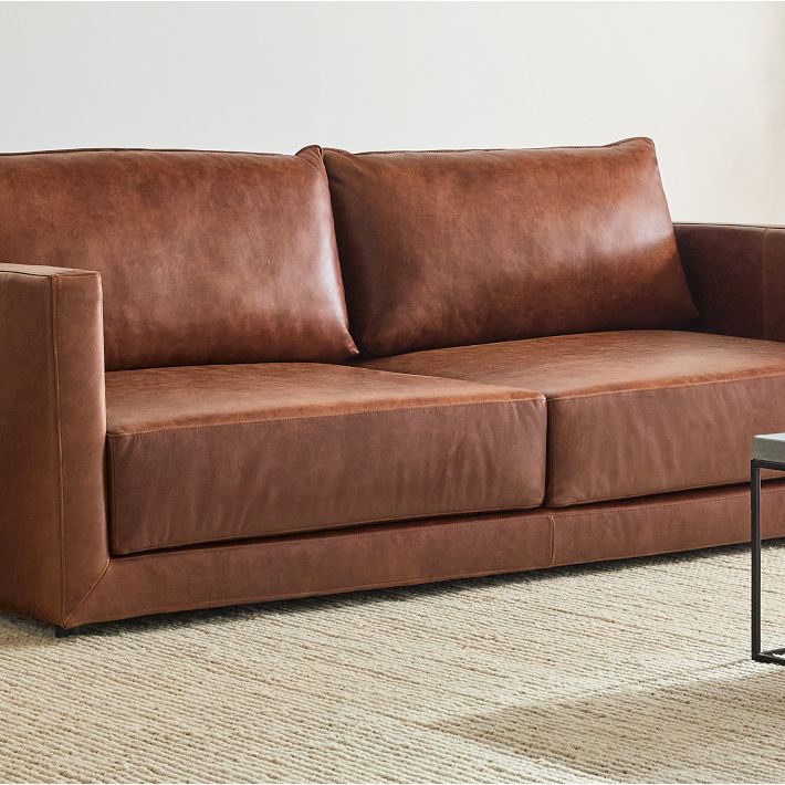Melbourne Leather Sofa (76