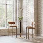 Orbit Restaurant Rectangle Bar Table - Quartz