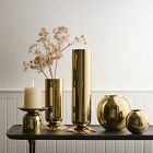Polished Metal Vases