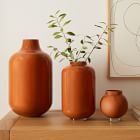 Mari Glass Vases - Rust