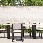Portside Aluminum Outdoor Concrete Dining Table (72")