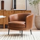 Viv Leather Slipper Chair