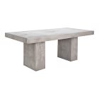 Block Leg Outdoor Dining Table