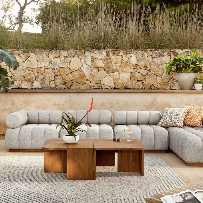Build Your Own - Catania Outdoor Tufted Sectional