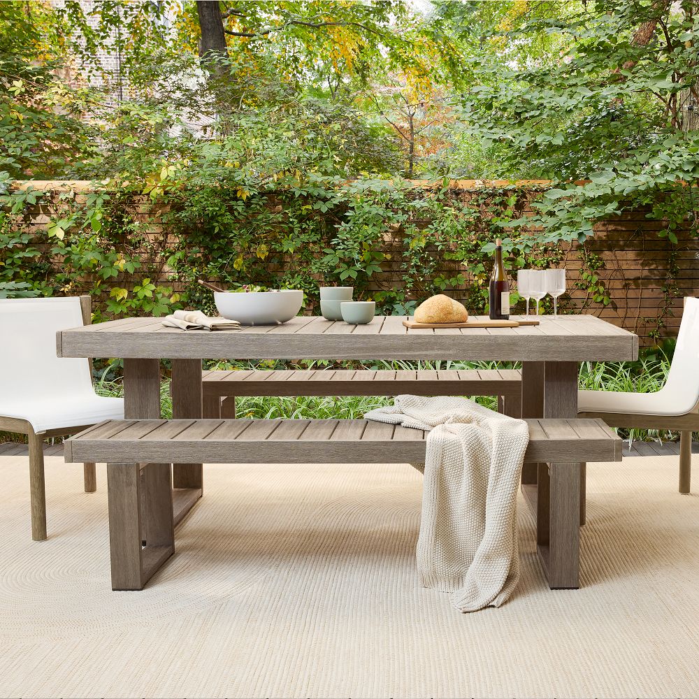 Portside Outdoor Dining Table (76.5"–96")