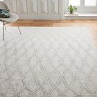 Hazy Lattice Wool Rug