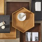 Modern Marquetry Wood Trays
