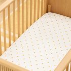 Organic Shadow Dot Crib Fitted Sheet
