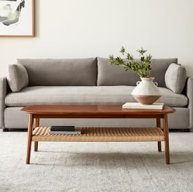 Chadwick Mid-Century Rectangle Coffee Table | Modern Living Room