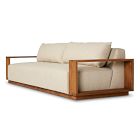 Mairead Outdoor Wood Sofa (106")