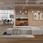 Rivera C-Shaped Side Table - Wood