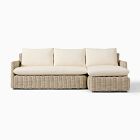 Westport Slim Profile Outdoor 2-Piece Chaise Sectional (91.5")