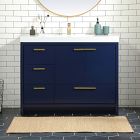 Donovan Single Bathroom Vanity (24"&ndash;48") - Blue/Green
