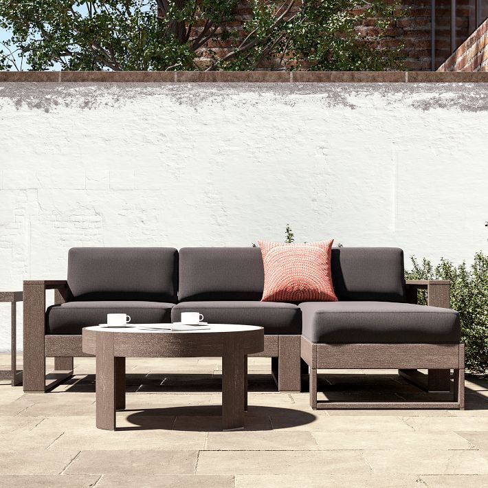 Portside Outdoor 2-Piece Chaise Sectional (92