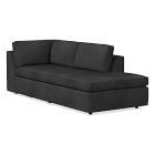 Open Box: Harris RA Bumper Chaise, Poly, Weston Leather, Cinder, Concealed Support