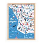 I Love Los Angeles Framed Wall Art by Minted for West Elm Kids
