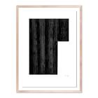 Negative in Black Framed Wall Art by The Holly Collective