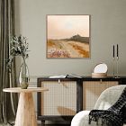 Remote Sunrise Framed Canvas Wall Art