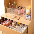 mDesign Clear Plastic Bins (Set of 2)