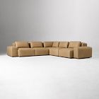 Quinten Leather 5-Piece L-Shaped Chair Sectional (126&quot;)