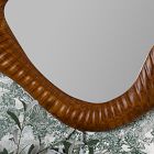 Carved Wood Irregular Mirror