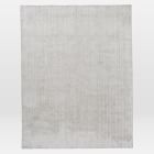 Chip & Dent: Hand Loomed Shine Rug, 3x5, Silver