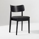Chip & Dent: Lalia Dining Chair, Chunky Basketweave, Charcoal, Black