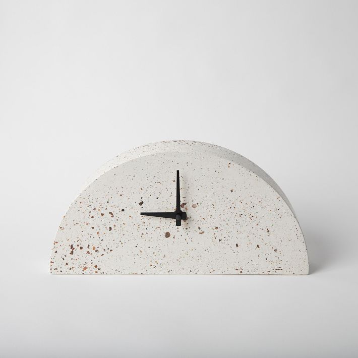 Pretti.Cool Terrazzo Mantel Clock