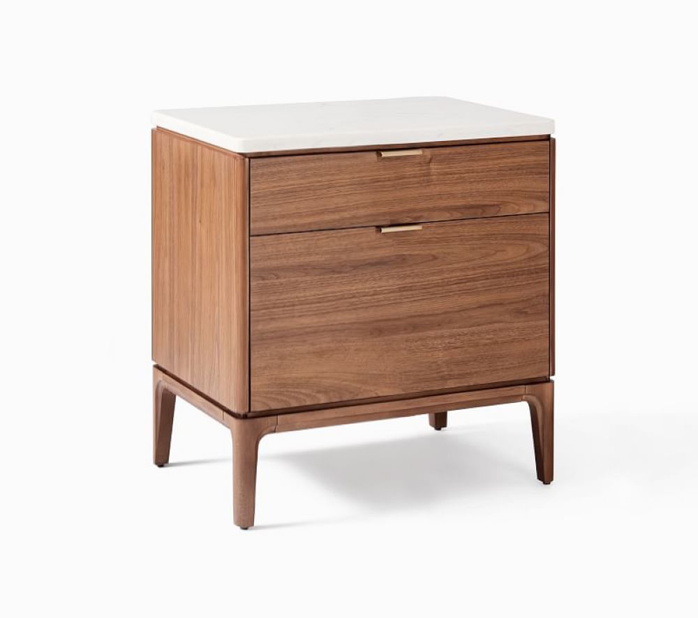 Parker Marble Nightstand 21”
