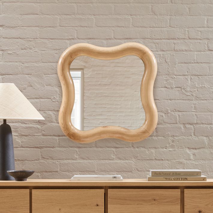 Elodie Wavy Tubular Wall Mirror