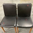 Open Box: Framework Leather Dining Chair (Set of 2)