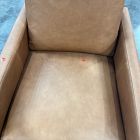 Open Box: Spencer Wood-Framed Leather Recliner